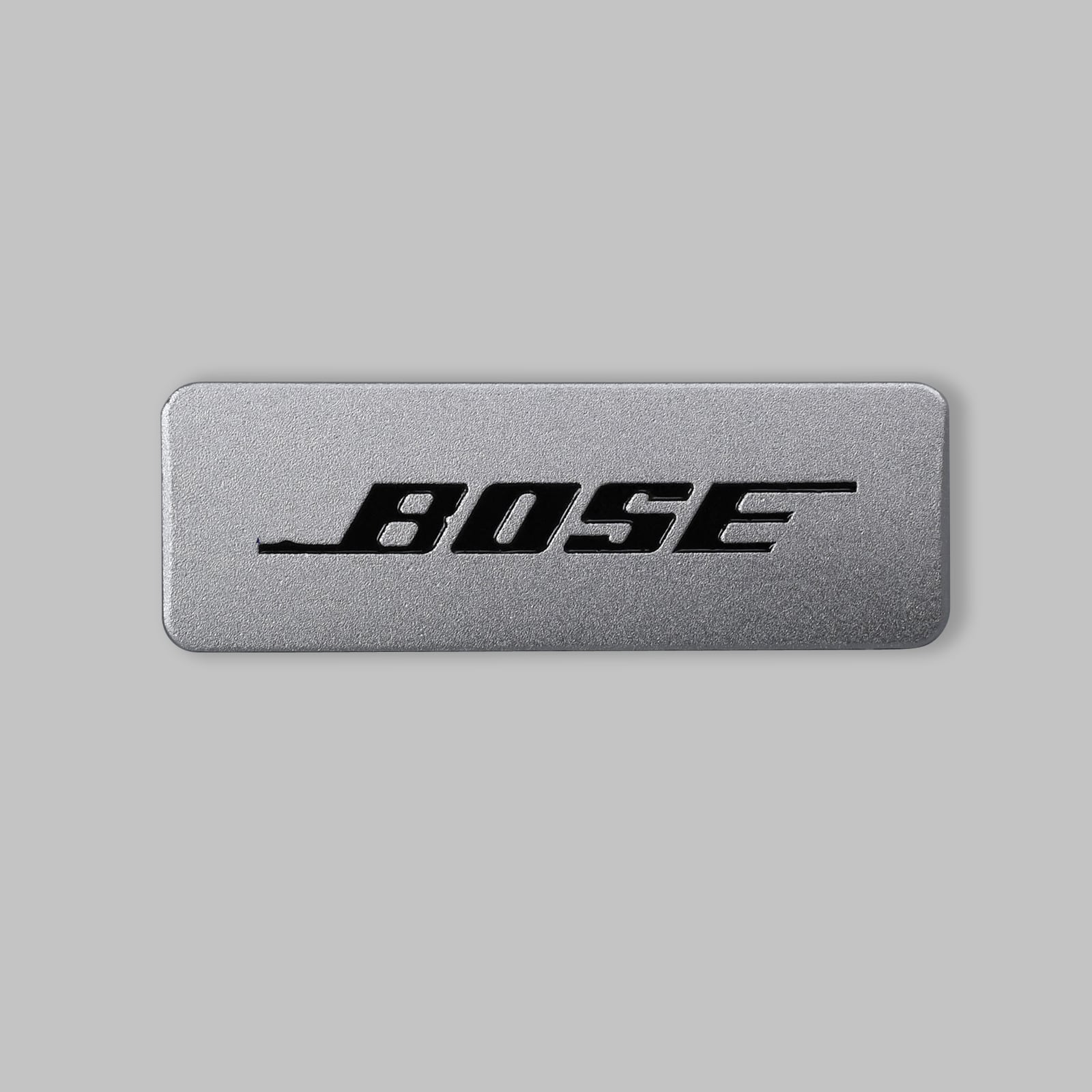 Annodised Matte Silver Alumunium Name Plate Tag